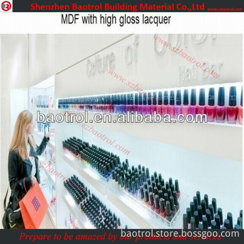 Most popular artificial marble nail salon furniture nail salon cabinet